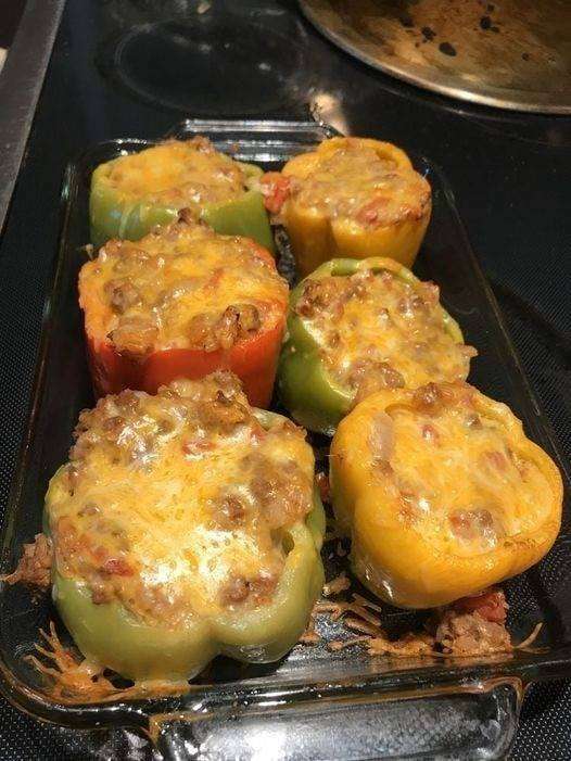 Carb Free Stuffed Peppers