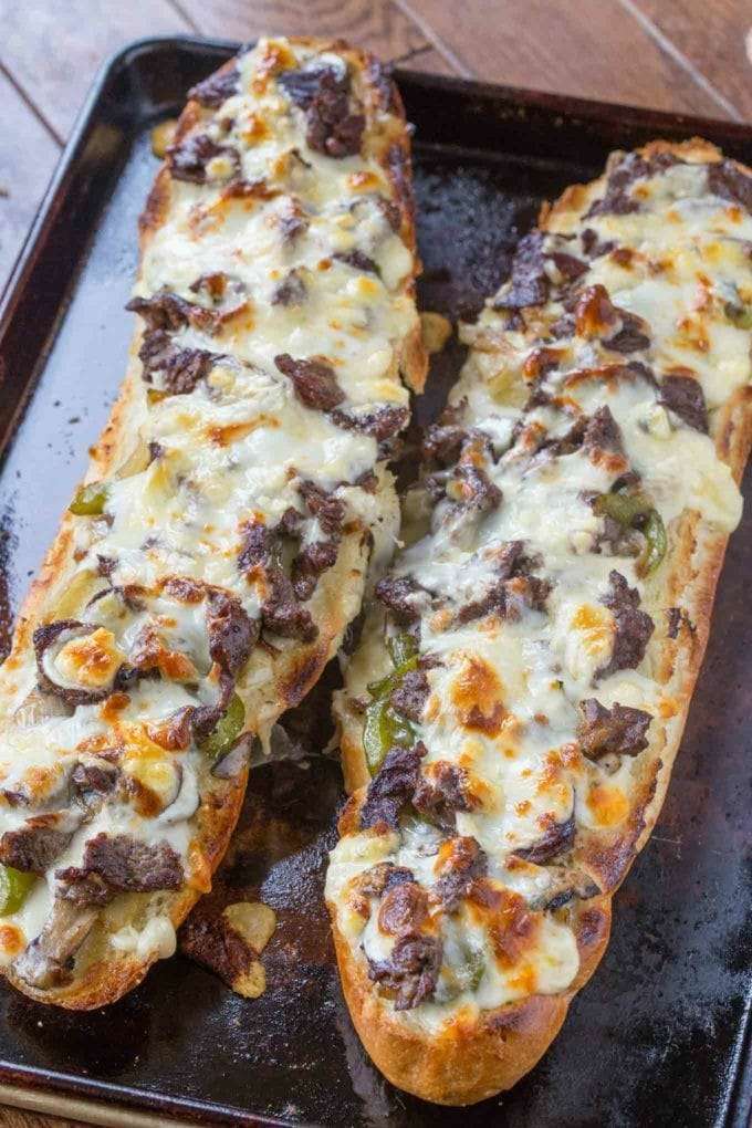 Keto Philly Cheesesteak Stuffed Bread