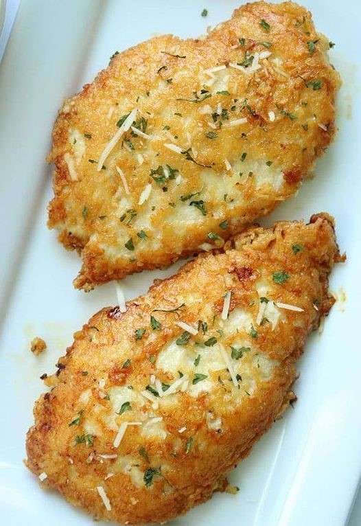 Keto Parmesan Crusted Chicken