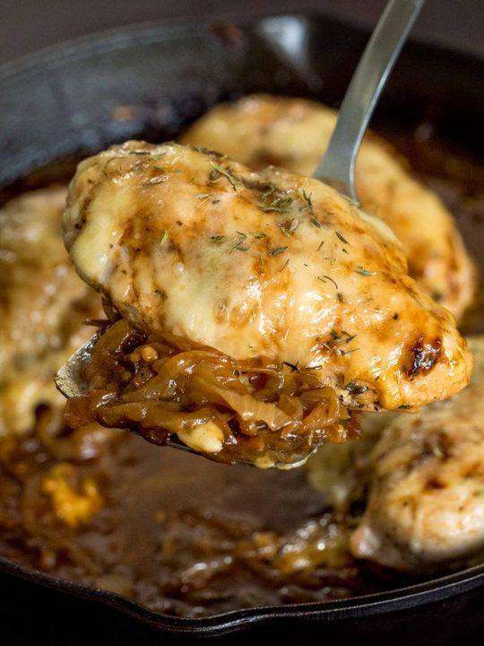 Low carb French onion chicken