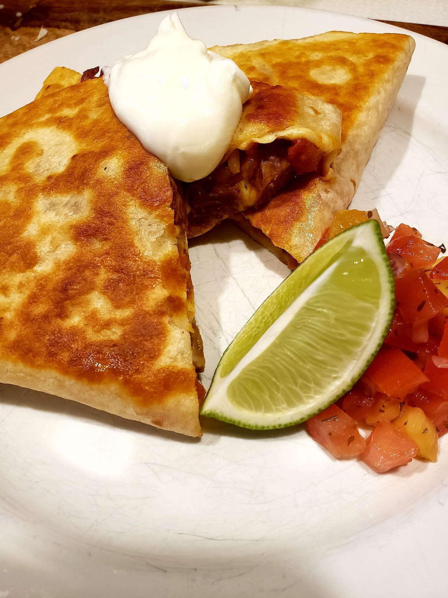 Spicy Beef Quesadilla