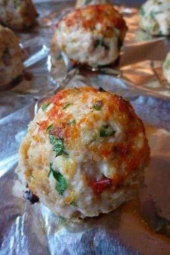 Keto Chicken Parmesan Meatballs
