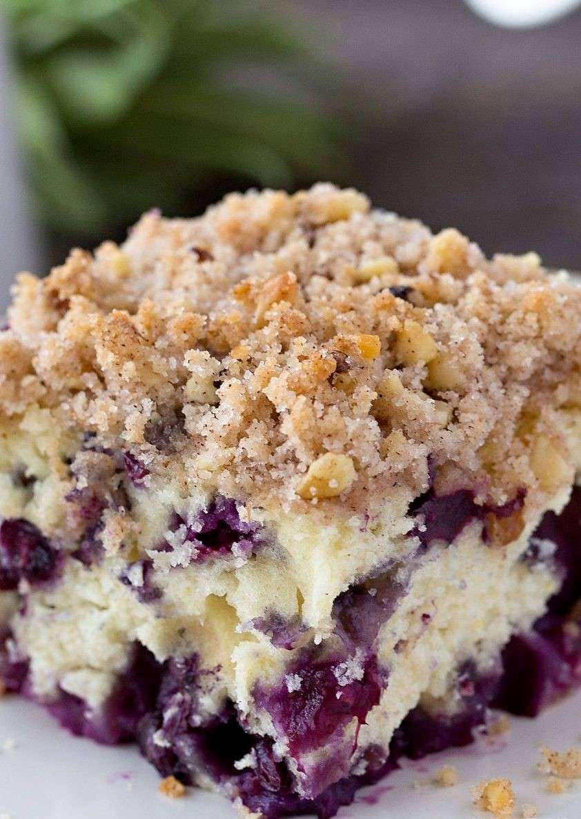 Keto Blueberry Buckle