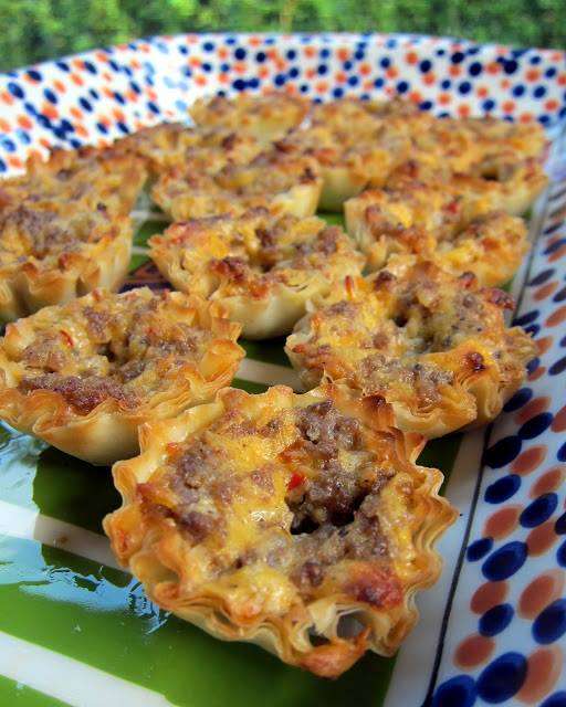 Sausage Cheese Tartlets