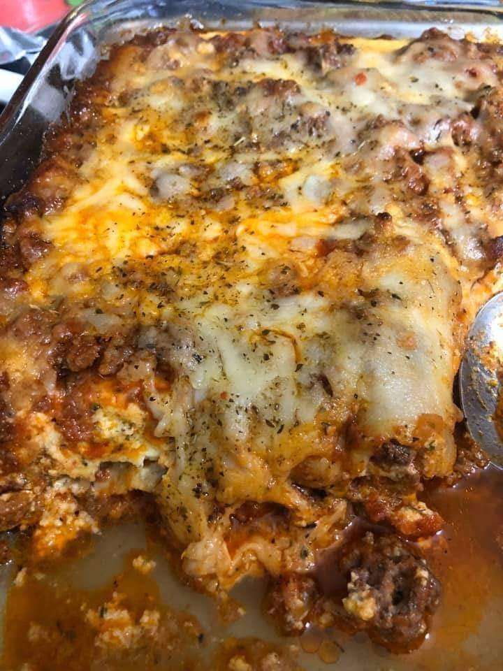 Low Carb Meat Lasagna