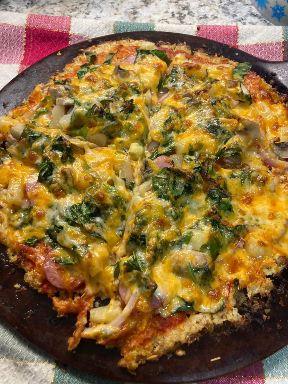 Keto Cauliflower Pizza Crust Recipe, Keto Pizza Hut