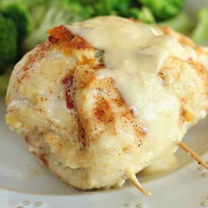 Stuffed Cream Cheese Chicken