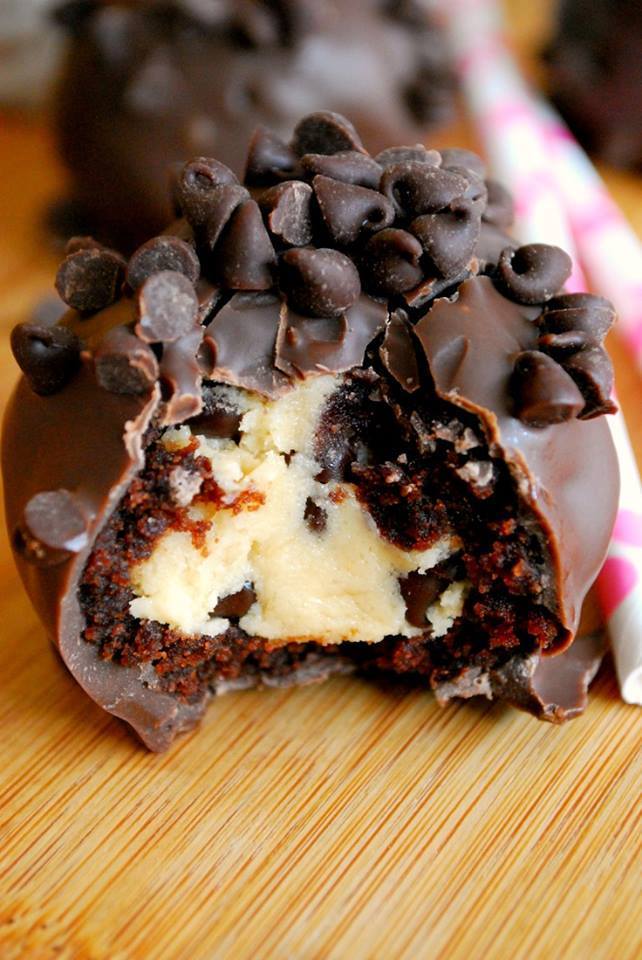 Chocolate Chip Cookie Dough Fat Bombs 