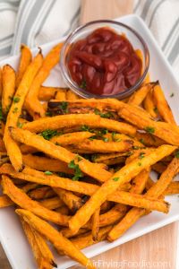 Air Fryer Frozen Sweet Potatoes