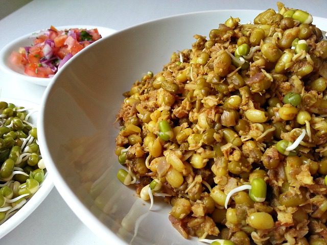 Moong Sprouts Salad Recipe