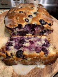 Keto Lemon Blueberry Bread